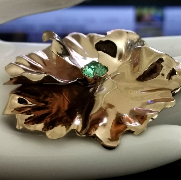 RARE Coro Sterling Silver Large 3D Flower Statement Brooch Pin - Picture 4 of 7